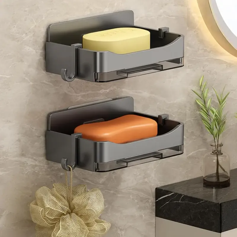 No-Drill Wall Soap Dish Holder 1