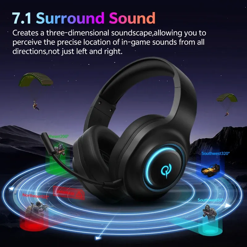 QCY Heroad V200 Gaming Headset 3