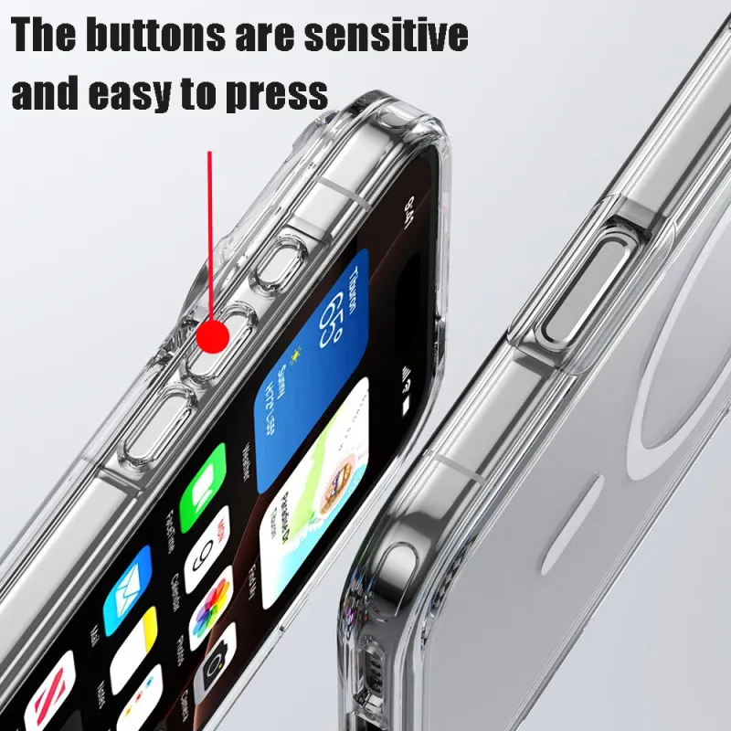 Magnetic Clear iPhone Case with Magsafe 3