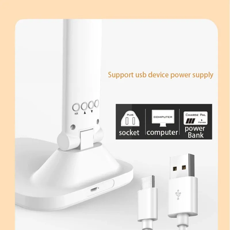 Folding USB Desk Lamp with Alarm Clock 6