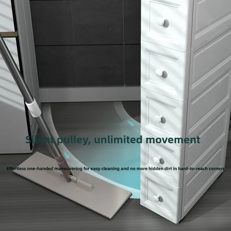 3-Tier Slim Rolling Storage Rack 5