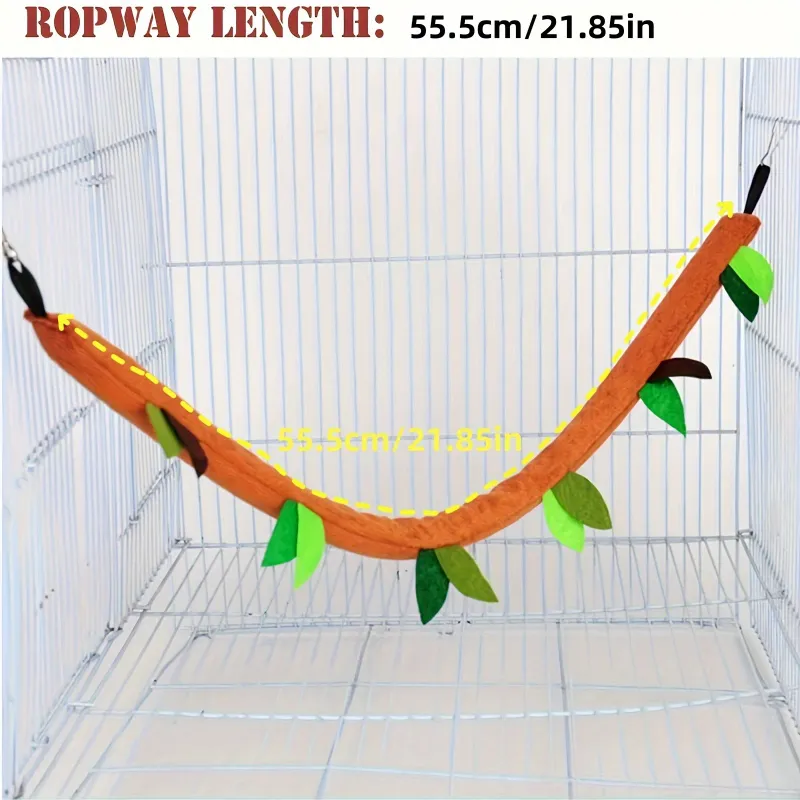 5pcs Plush Cotton Hamster Hammock Set 4