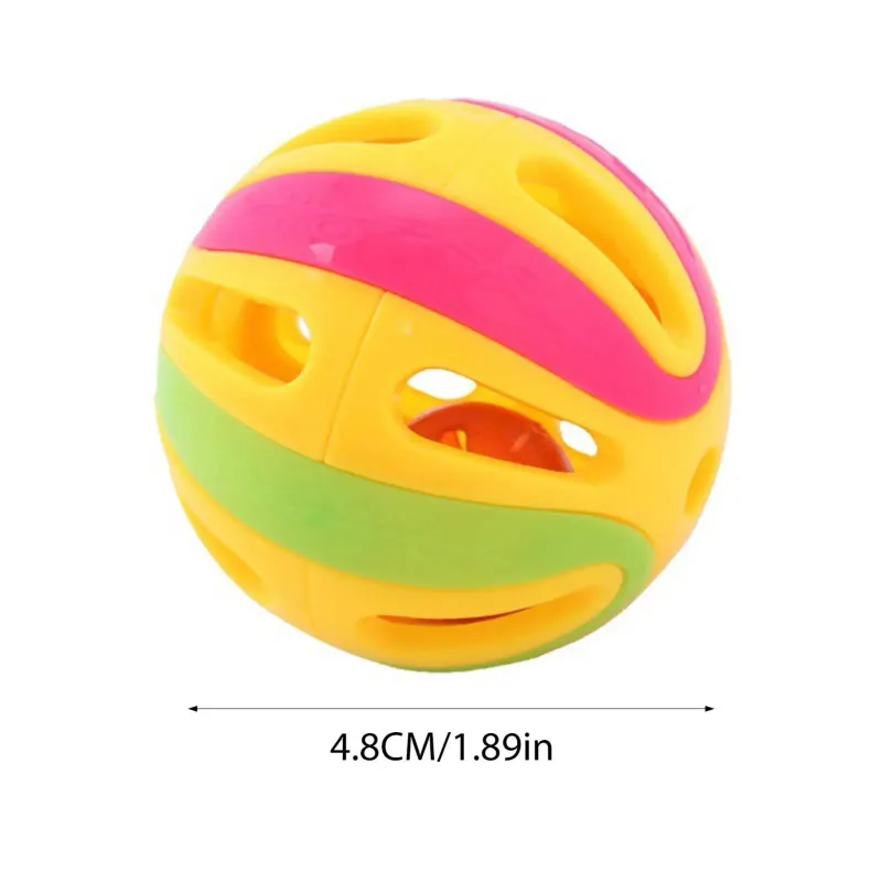 Jingle Bell Pounce Ball Cat Toy 6