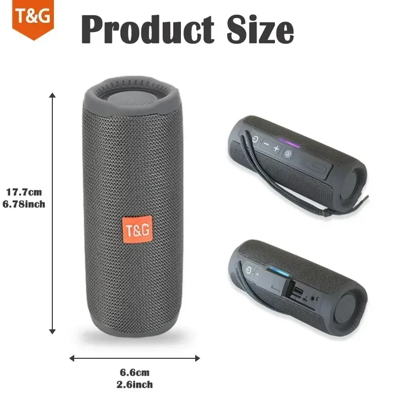 T&G TG365 Bluetooth Boombox колонка 6