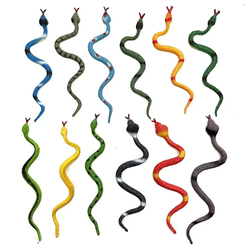 12PCS Mini Realistic Snake Gag Gift Set 5