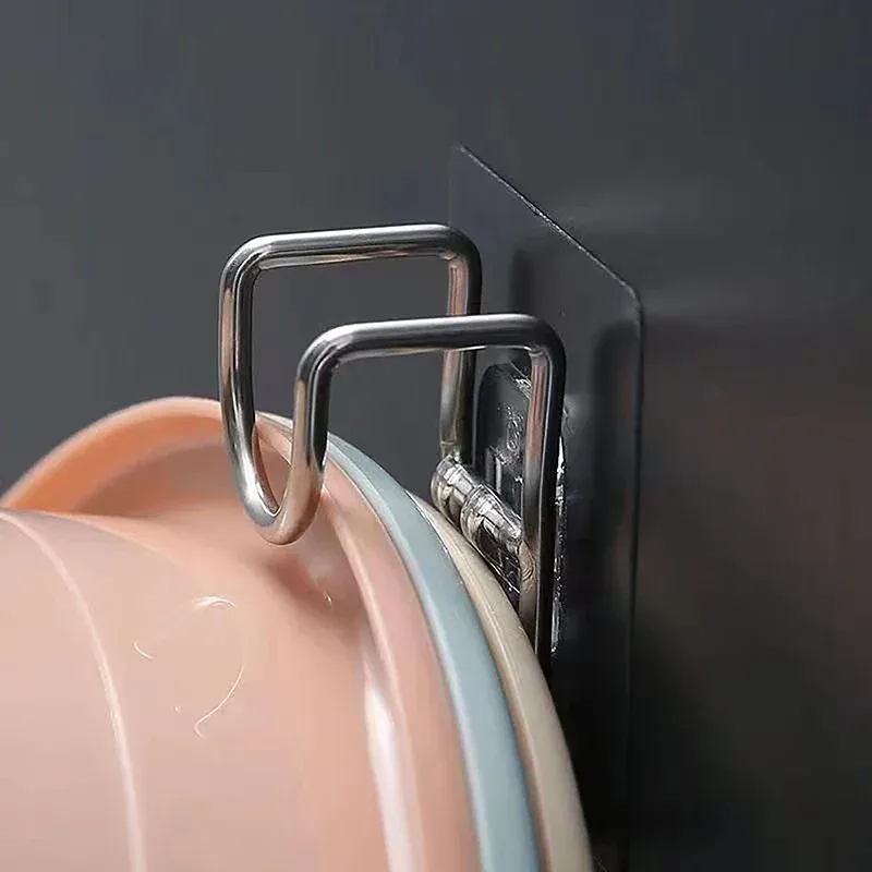 Traceless Adhesive Storage Hooks 3
