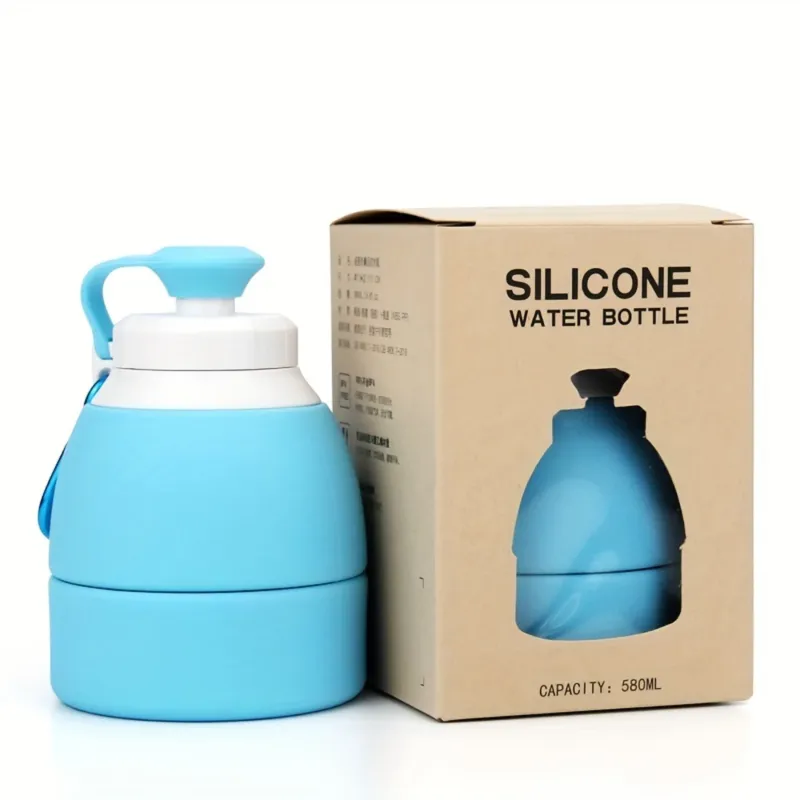 Collapsible Silicone Sports Bottle 6