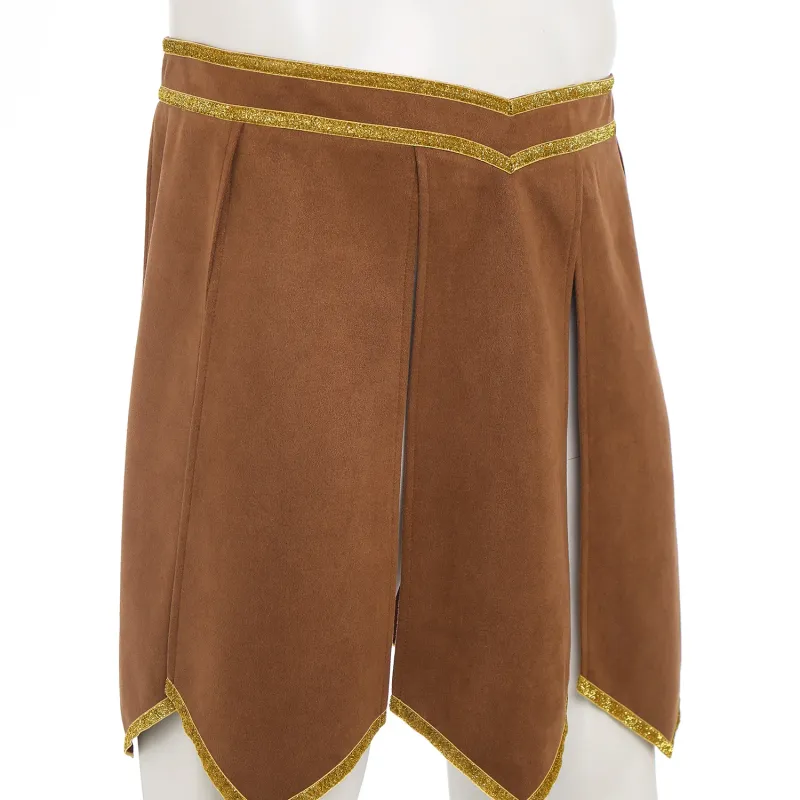 Roman Gladiator Faux Suede Belt Skirt 5