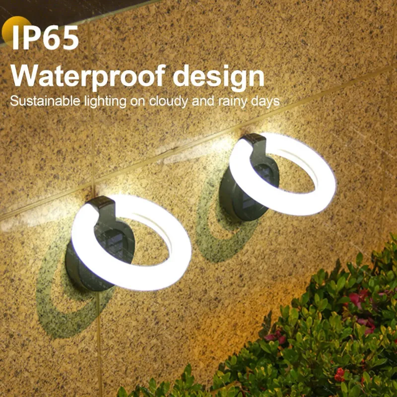 Solar Garden Stake Lights - 360° Rotating 3