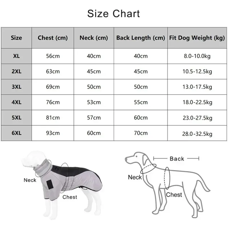 Winter Reflective Dog Jacket 2