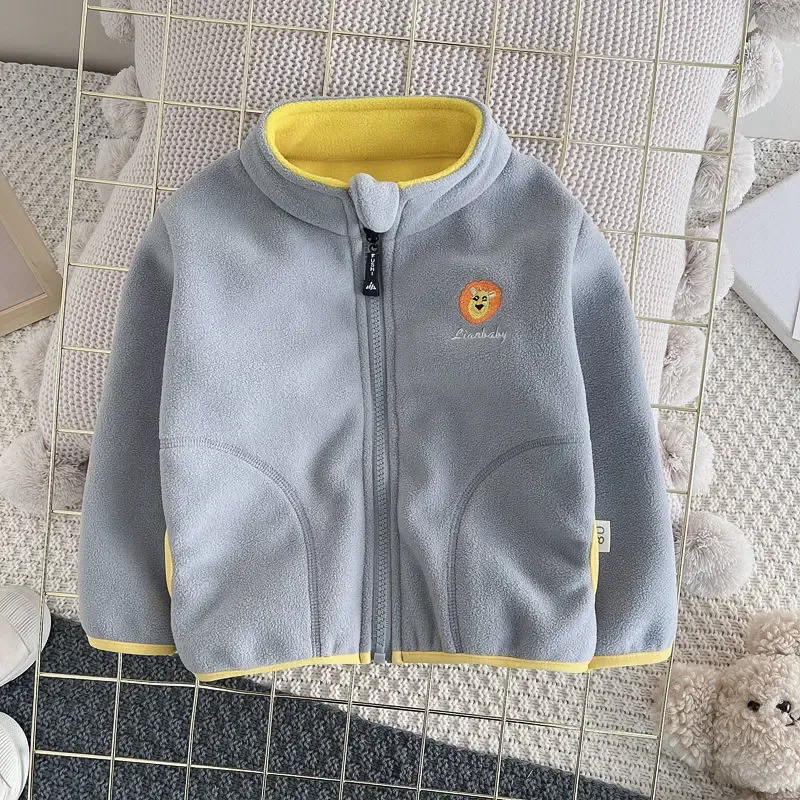 Kids Polar Fleece Hooded Jacket 2