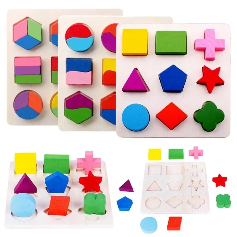 Wooden Alphabet & Shape Puzzle Board 3