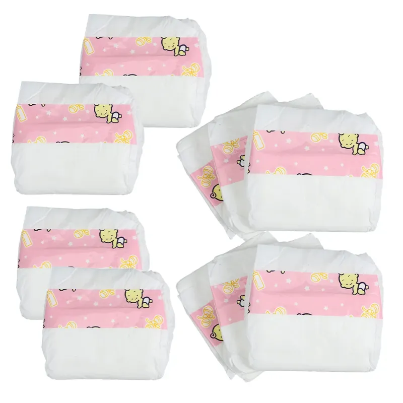 10 Pcs Reborn Doll Diapers Set 3
