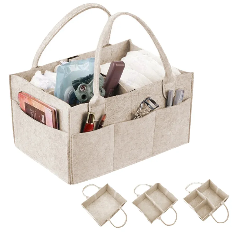 Felt Baby Diaper Caddy Organizer 1