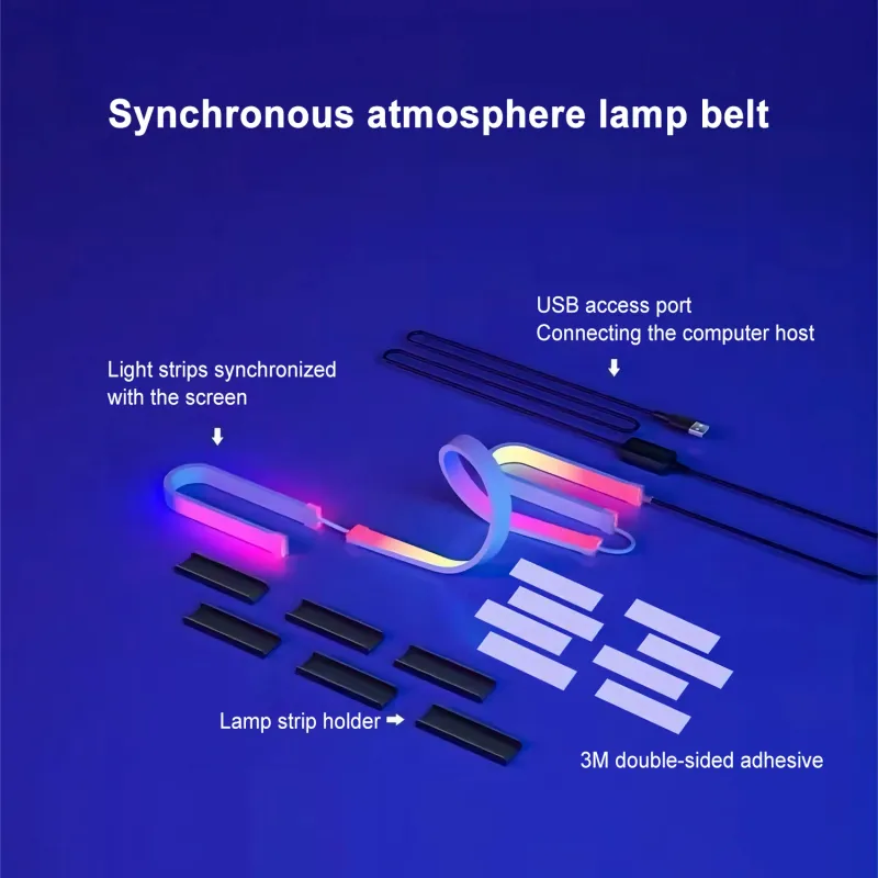 RGB Gaming Strip Light with Monitor Sync 6