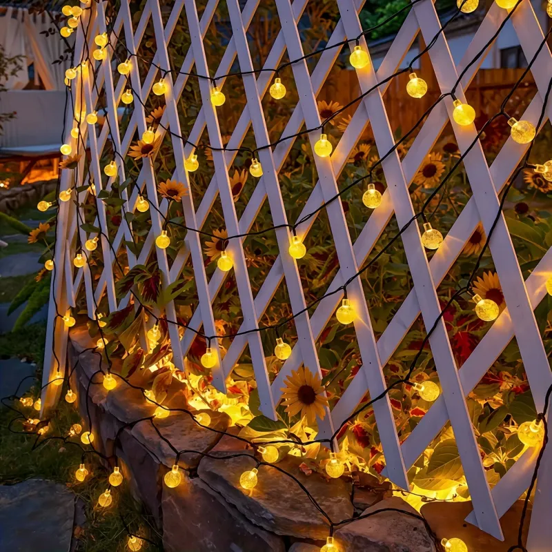 Solar Bubble Ball String Lights 3