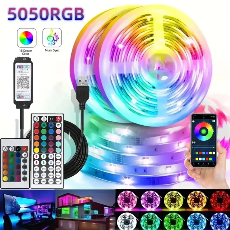 RGB Music Sync LED Light Strip 1