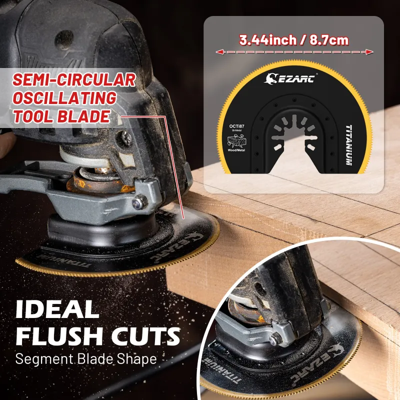 EZARC Titanium Oscillating Saw Blades 4-Pack 4