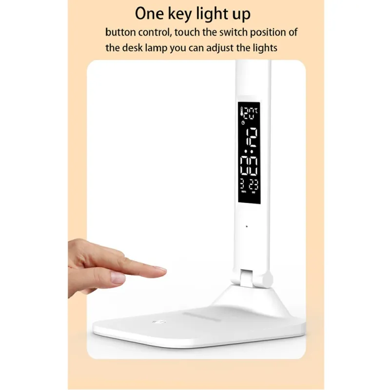Folding USB Desk Lamp with Alarm Clock 3