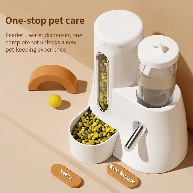 Hamster Water Bottle & Food Bowl 2-in-1 3