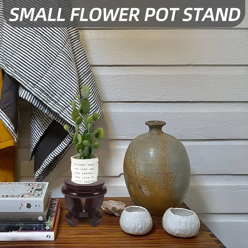 Wooden Plant Pedestal Stand 5