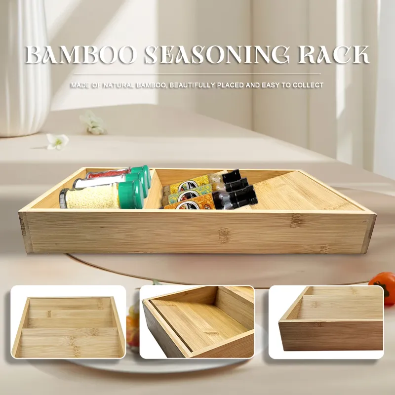Bamboo 3-Tier Spice Rack 6