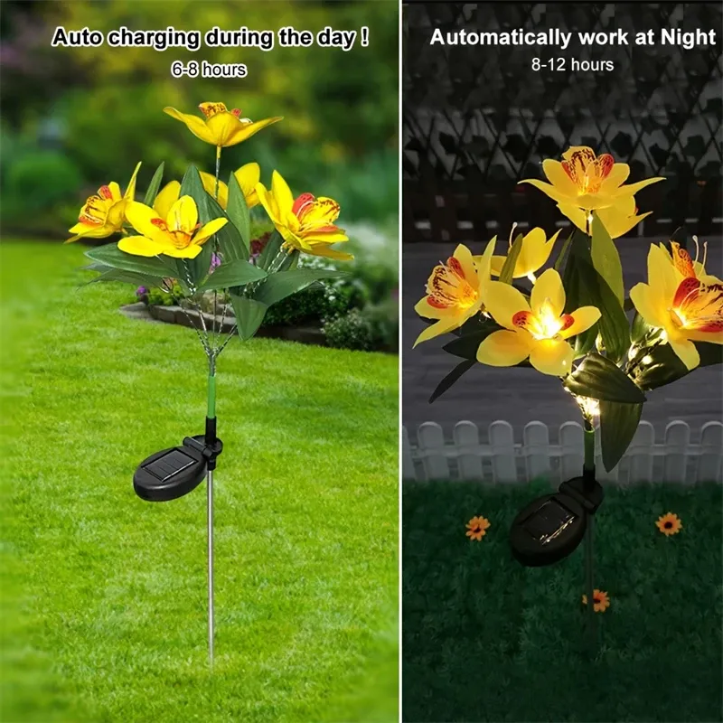 Solar Flower Lights - Multi Color LED 5