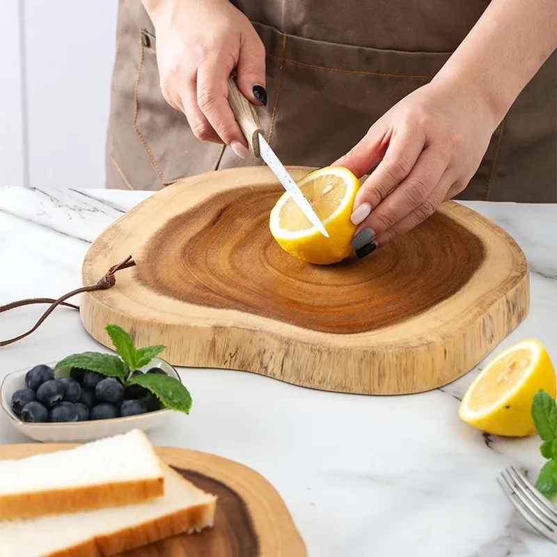 Acacia Wood Butcher Block Carving Board 4
