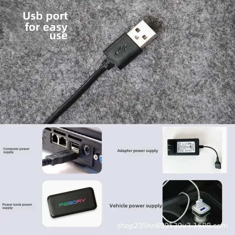 USB Heated Plush Electric Blanket Mat 5