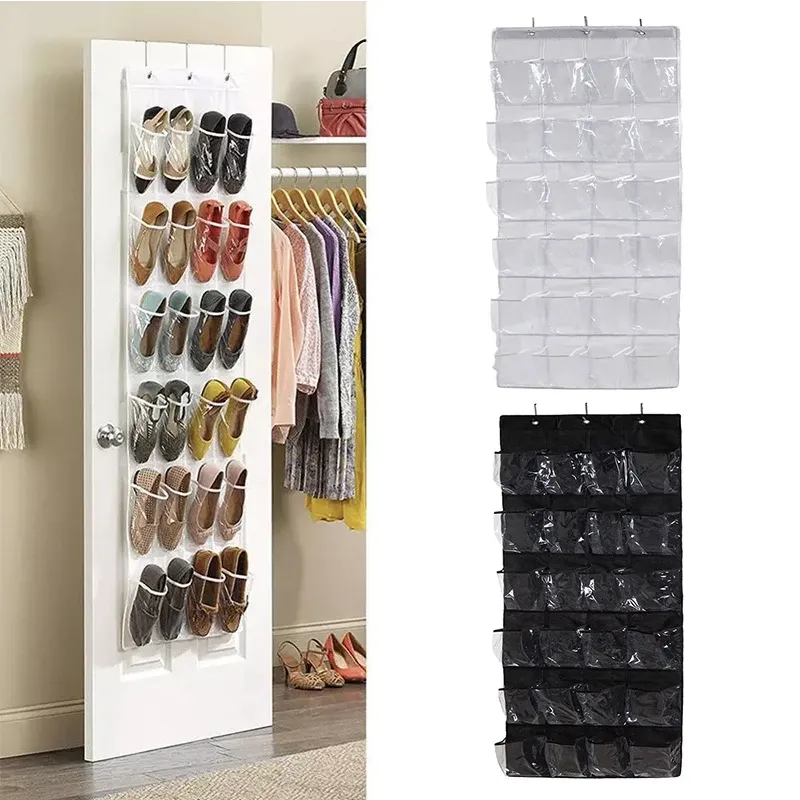 24 Grid Wall-mounted Shoes Organizer 1