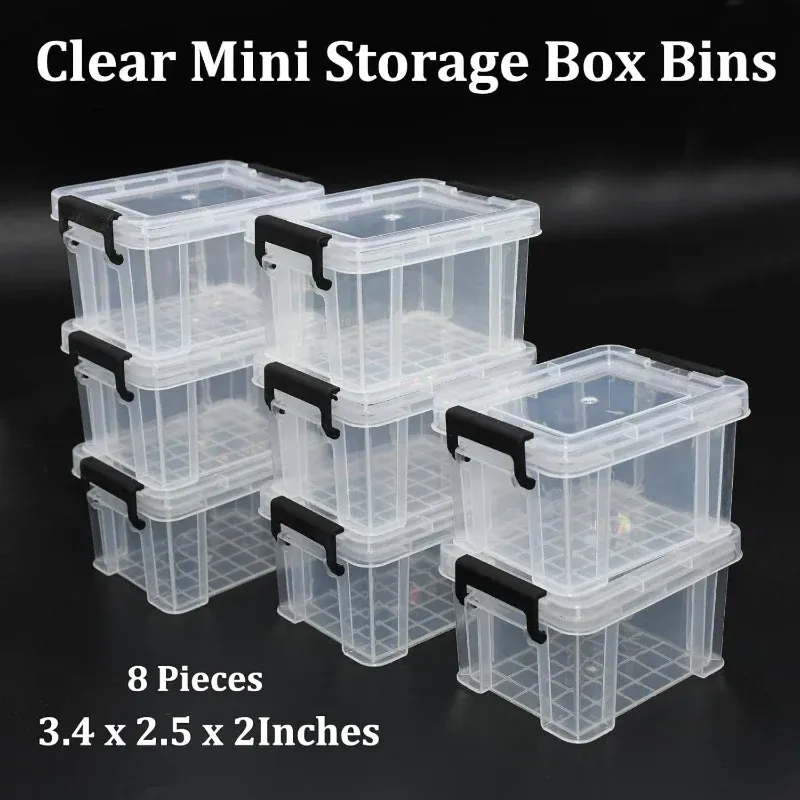 8-Piece Stackable Bead Organizer Boxes 6