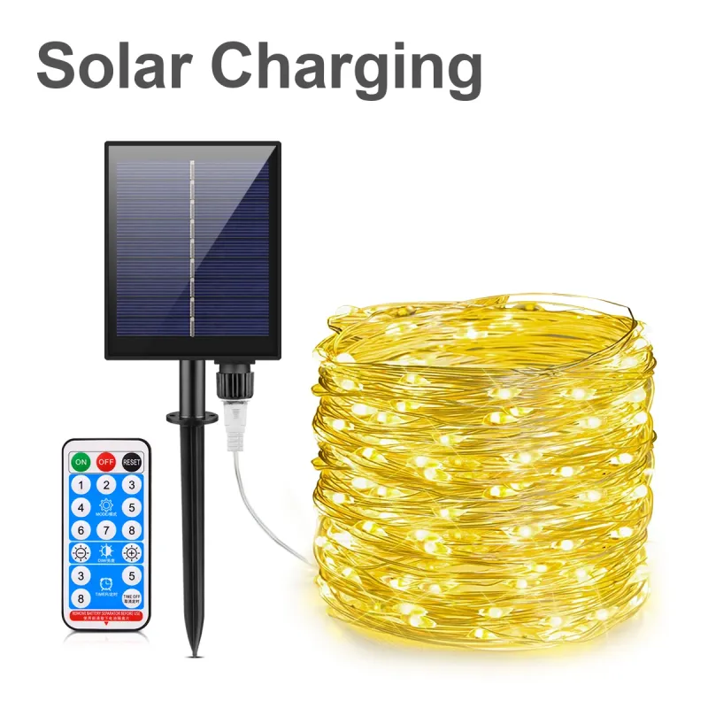 Solar Fairy Lights - Waterproof Outdoor 1