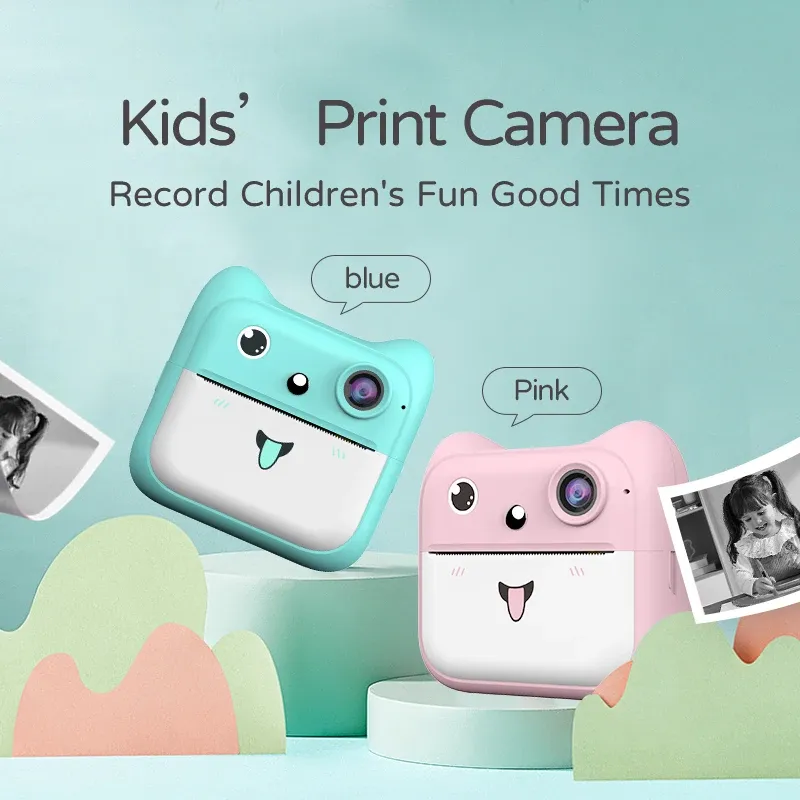 Kids Instant Print Camera with Video & Games 2