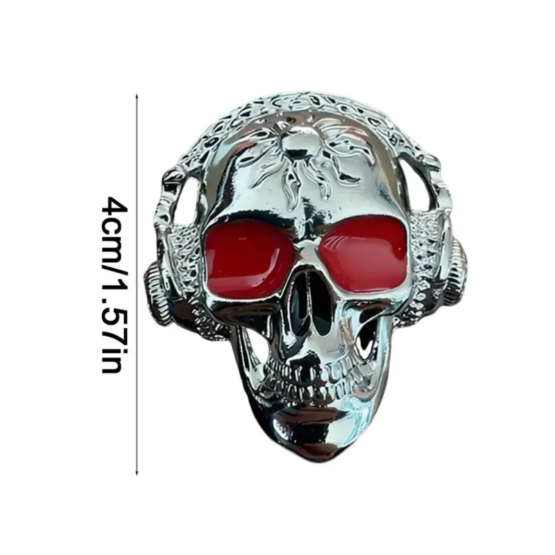 Skull Head Metal Car Vent Clip 6