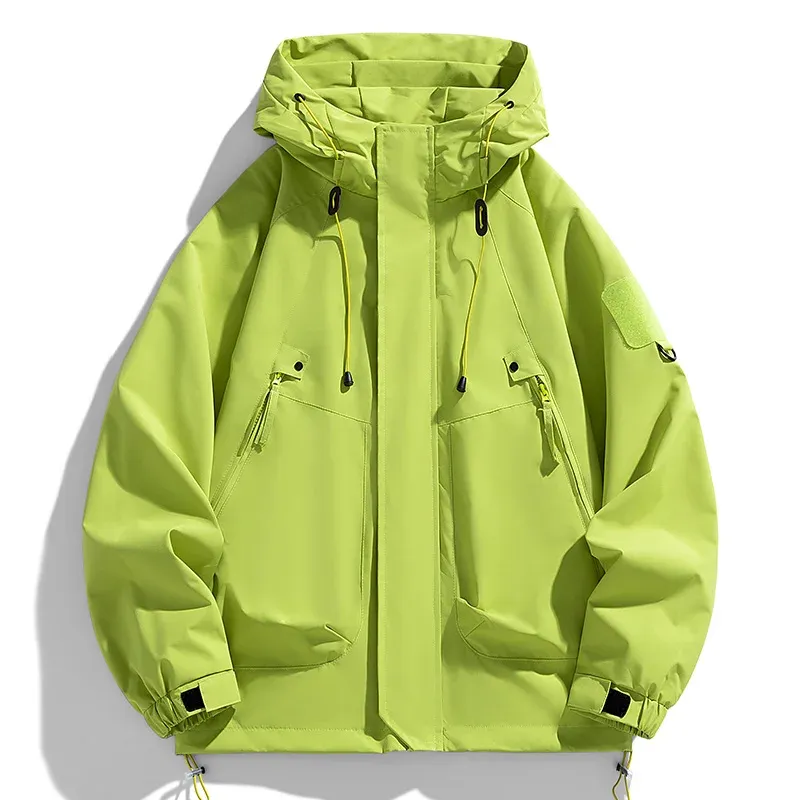 Men's Hooded Windbreaker Jacket 2