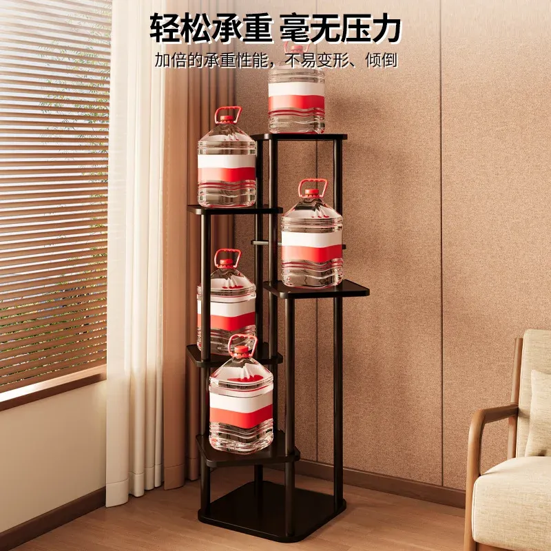 Solid Wood Plant Display Shelf 4