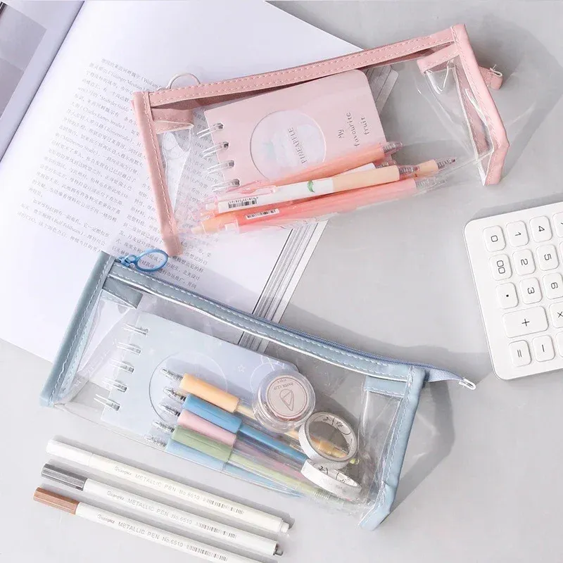 Transparent Large Capacity Kawaii Pencil Case 2