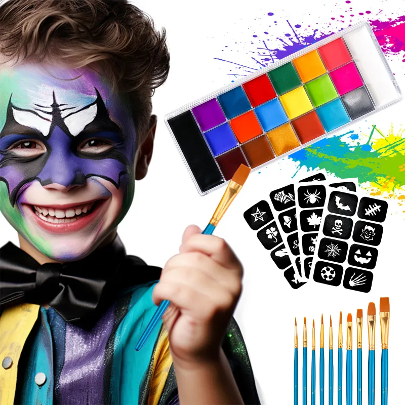 20-Color Face & Body Paint Kit 2