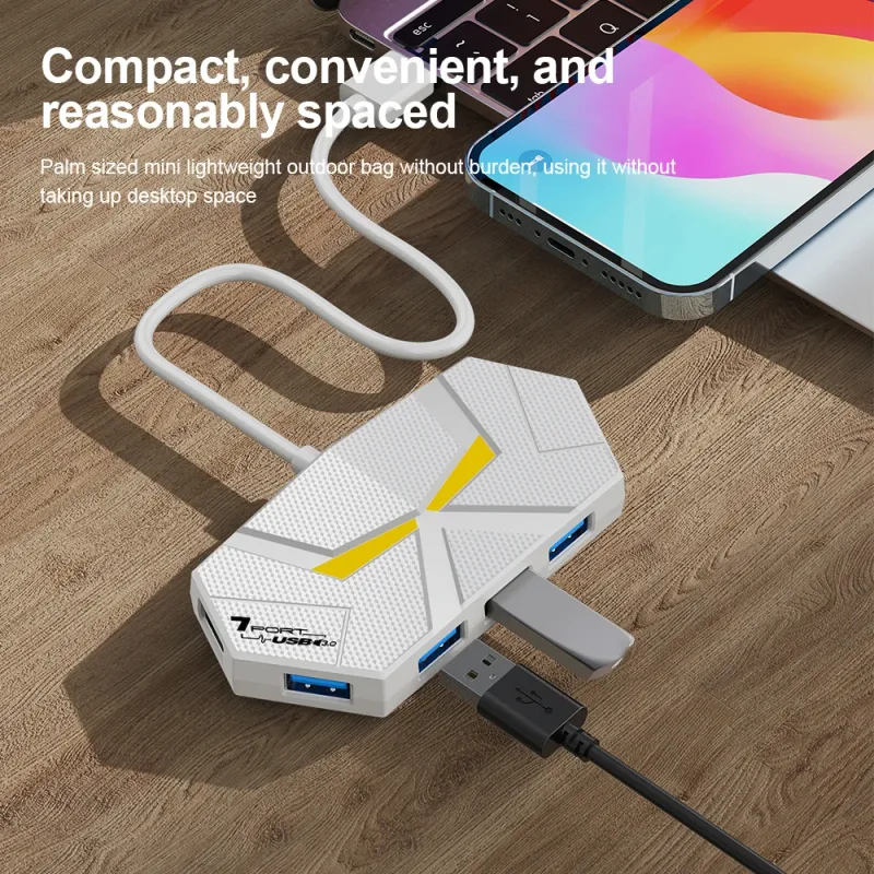 4-Port USB 3.0 Hub with Type-C Power 5