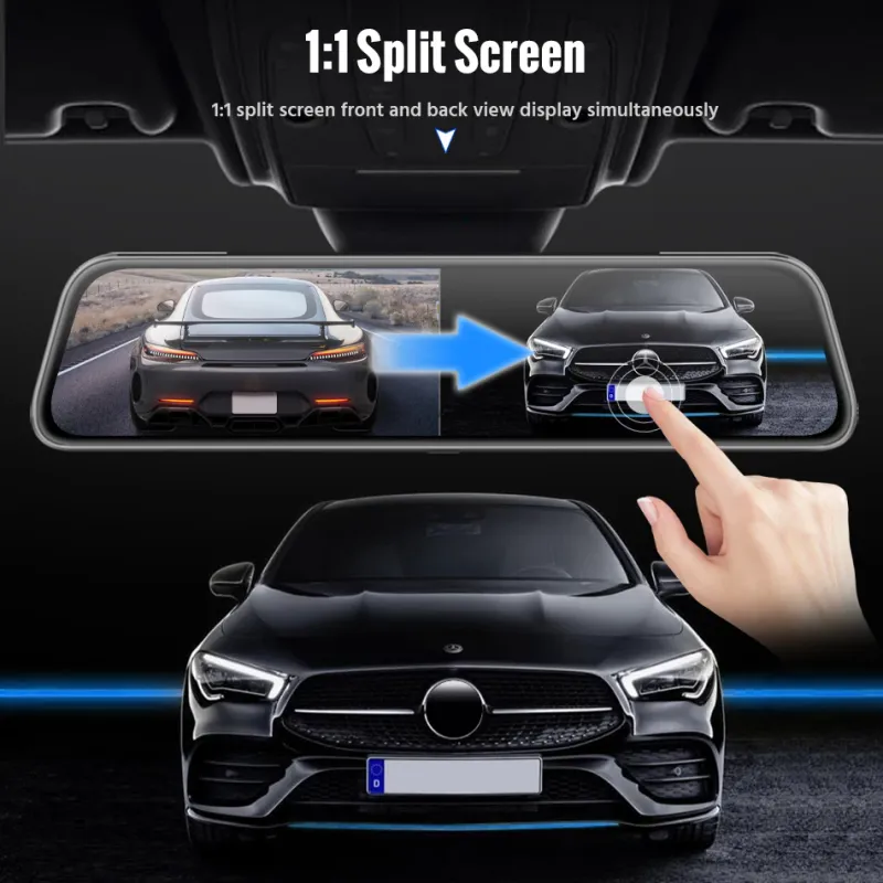 Acceo 9.66" Touch Screen Dash Cam 4