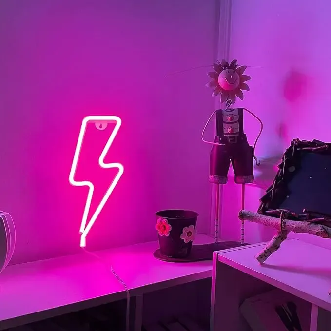 Lightning LED Neon Light - USB/Battery Powered 5