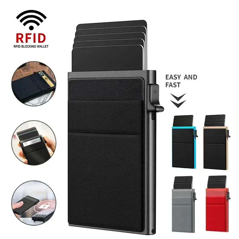 Slim RFID Blocking Metal Card Holder 2