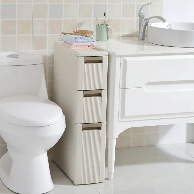 Slim Bathroom Storage Cabinet 2