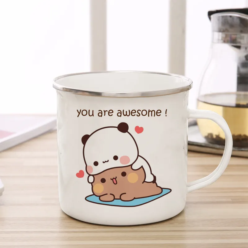 Cute Bear Enamel Cup 11oz 1