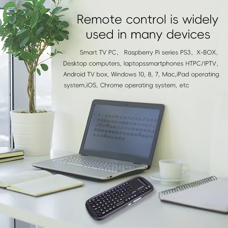 Mini Wireless Keyboard Touchpad Mouse Combo 2