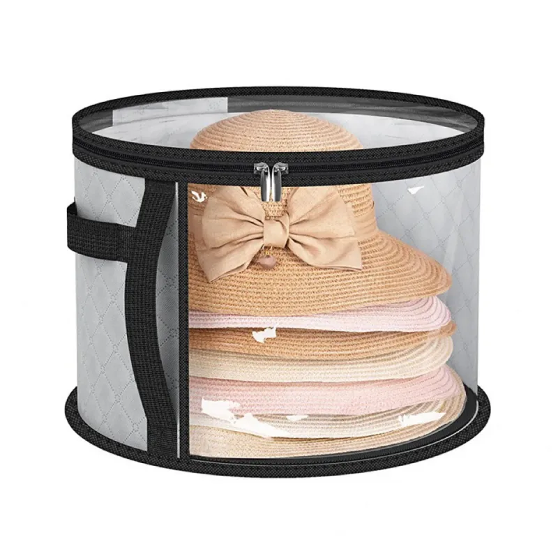 PVC Hat Storage Organizer with Zipper 5