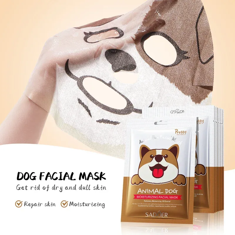 SADOER Cartoon Face Mask 5-Pack 6