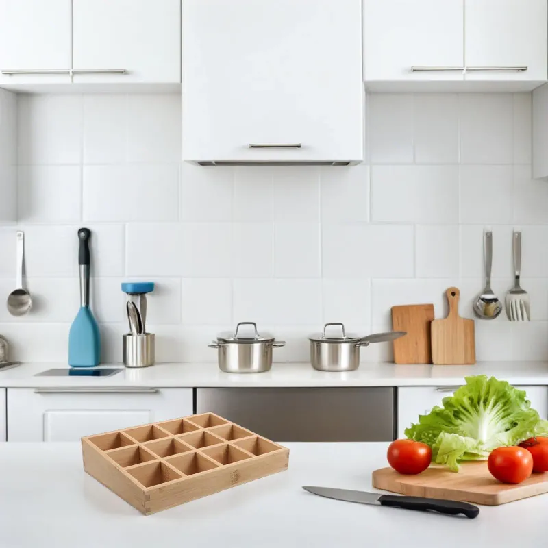 Wooden Spice Rack Organizer 1