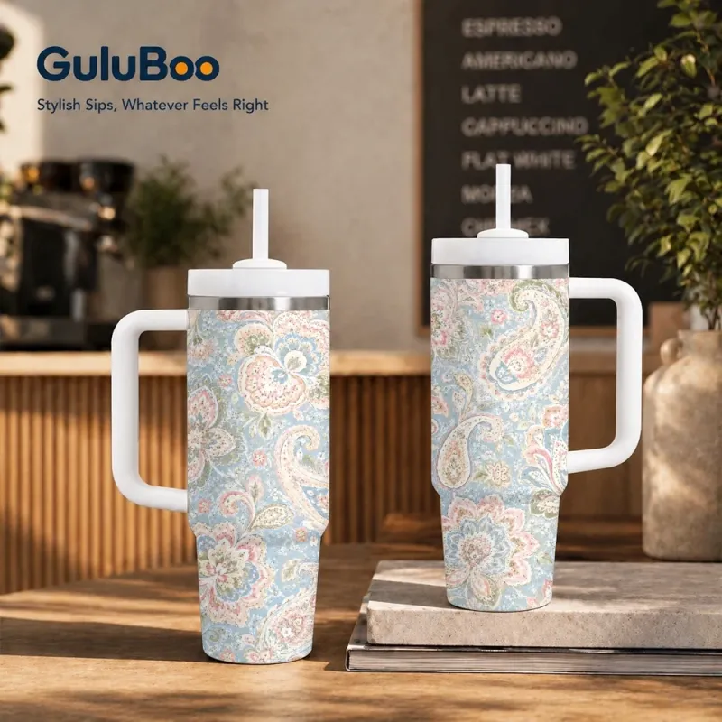 40oz Insulated Travel Mug with Straw 2