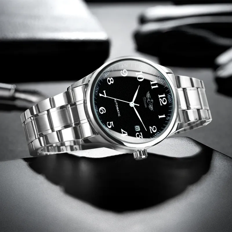 WINNER Blue Pointers Automatic Watch 4